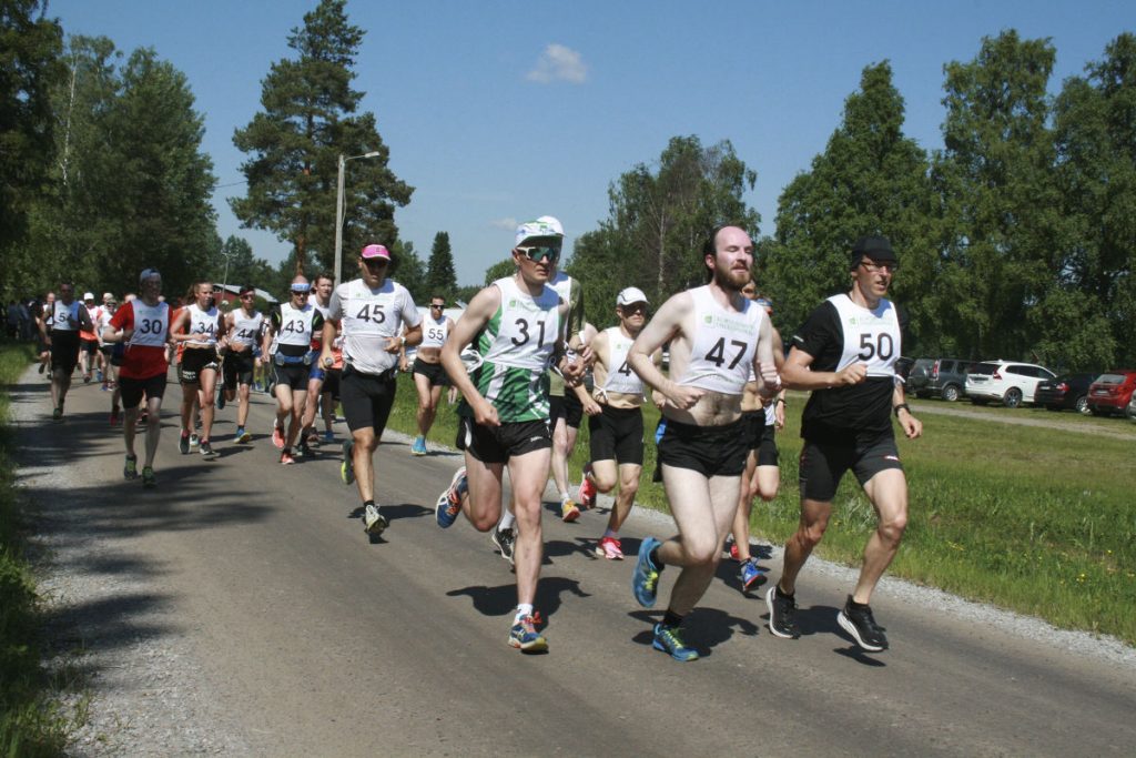 Purmojärven ympärijuoksuun osallistui 66 henkilöä.