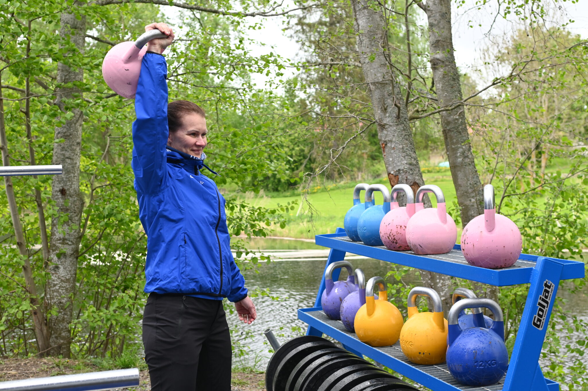 Karoliina: Joohsin käsittelyssä kuula heilahtaa kevyesti.