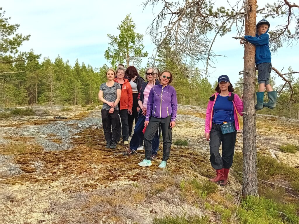 Heinäjärven kallio Sääksjärvellä on myös geologisesti kiinnostava kohde. 