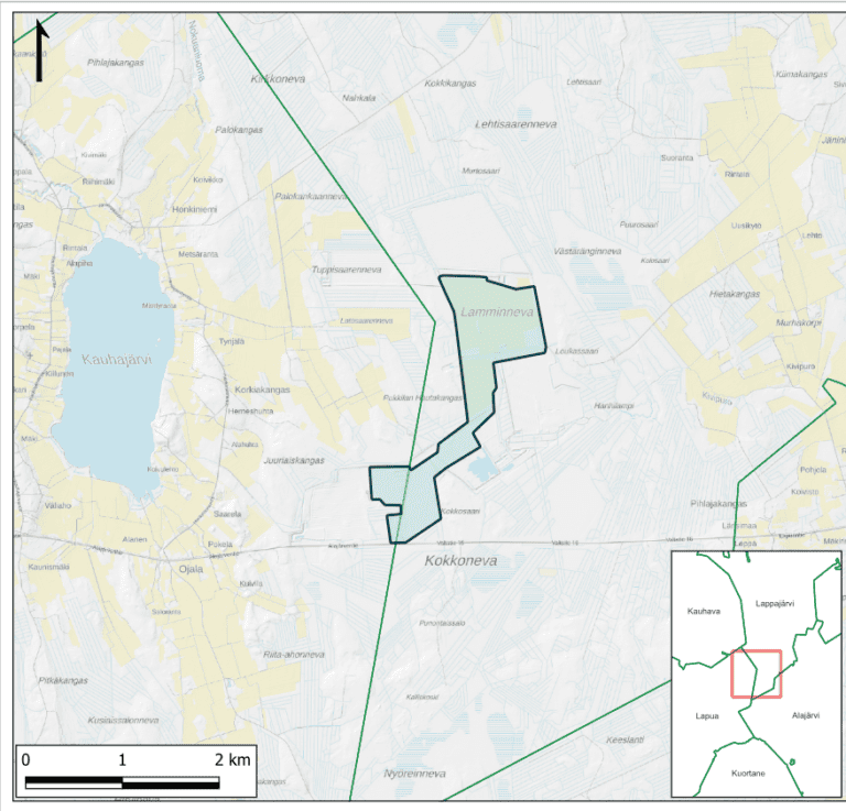 Lappajärven kunta mahdollistaa Lamminnevan aurinkovoima-alueen suunnittelutarveratkaisuna. Kuva: Neova Group.