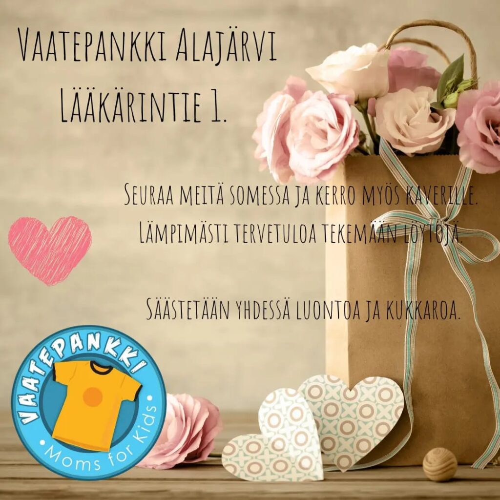 Alajärven Vaatepankin avoimissa ovissa laitetaan hyvä kiertämään!