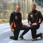 Tarmo ja Elmo Savolalla on nyt molemmilla kaksi kymmenottelun Suomen mestaruutta. Kuva: Mikael Nordman VIS.