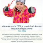 Tällaisella kirjeellä muistettiin kesäasukasrekisteriin liittyneitä viime talvena. Pian on uuden kesäasukaskirjeen aika!